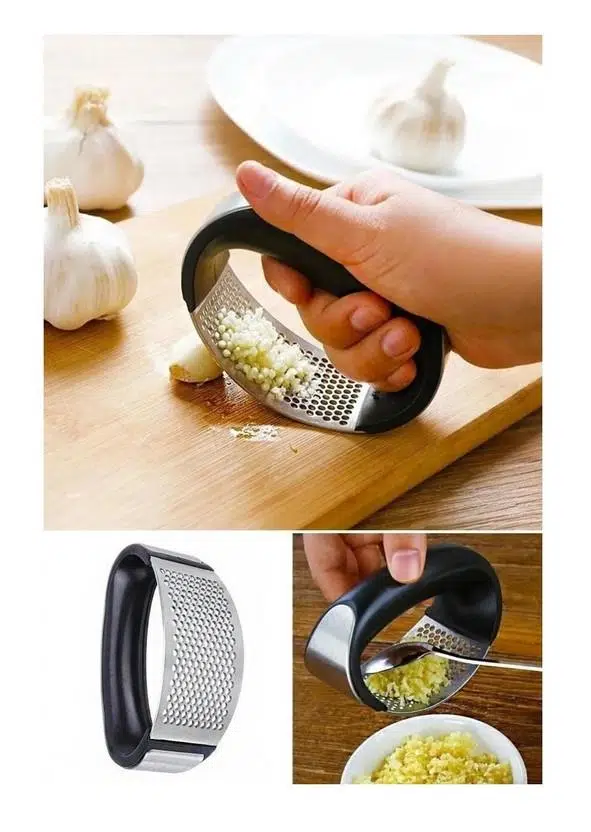 Zhlhome Ergonomik Tutma Saplı Çelik Sarımsak Ezici Zhlhome Ergonomik Tutma Saplı Çelik Sarımsak Ezici