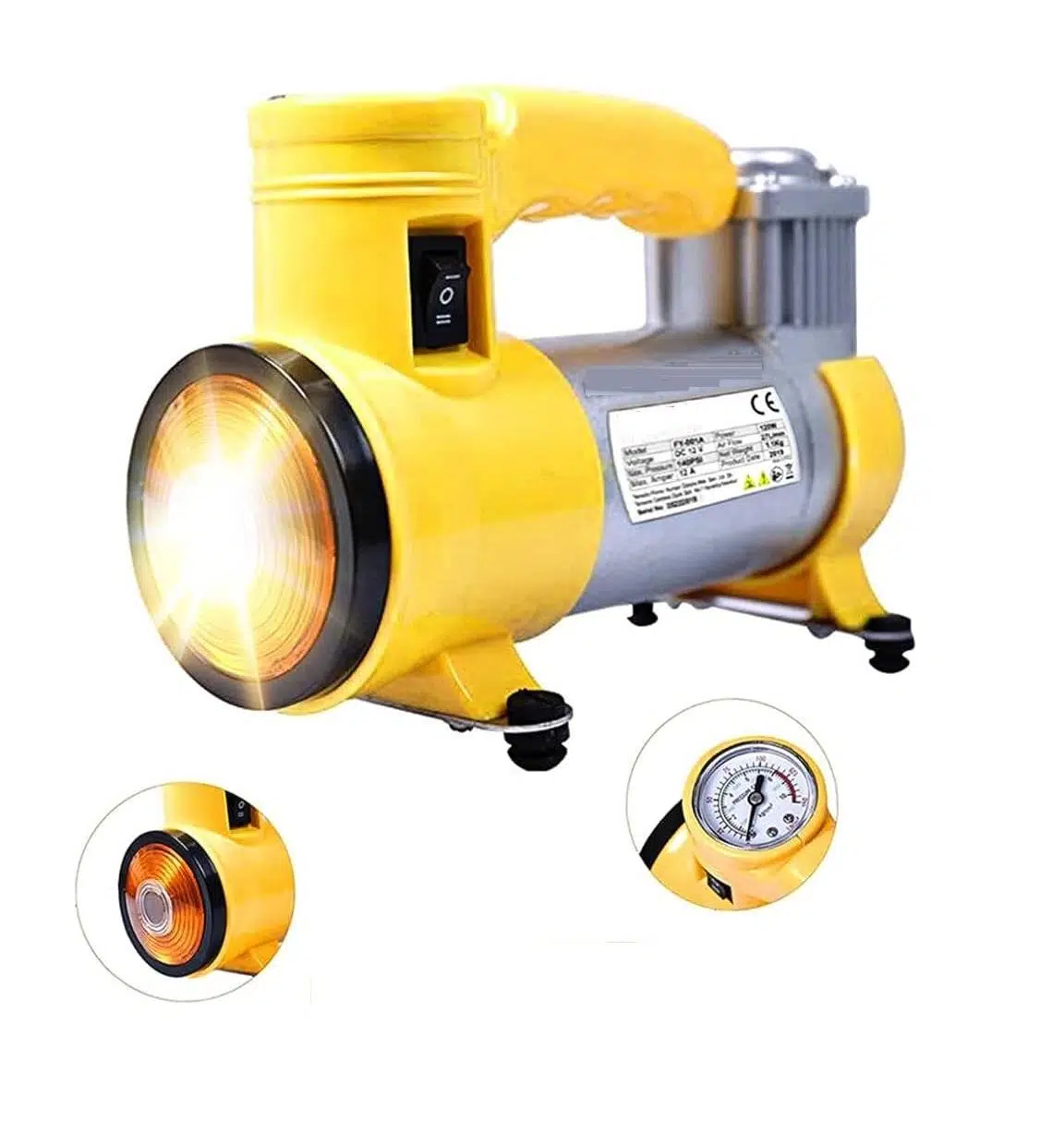 Zhltools 12V 150 Psi Hava Kompresörü Mini Şişirme ve Aydınlatma Araç Lastik Pompası KA-735 Zhltools 12V 150 Psi Hava Kompresörü Mini Şişirme ve Aydınlatma Araç Lastik Pompası KA-735