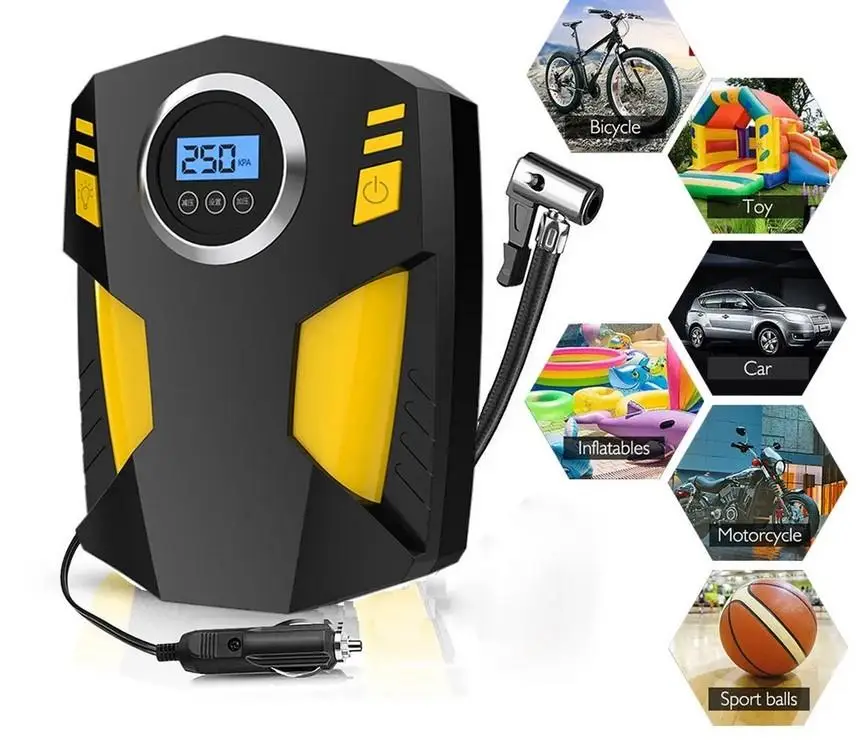 Sepetinegelsin 12V Dijital Ekranlı 150 Psi Lastik Hava şişirme Pompası Sepetinegelsin 12V Dijital Ekranlı 150 Psi Lastik Hava şişirme Pompası