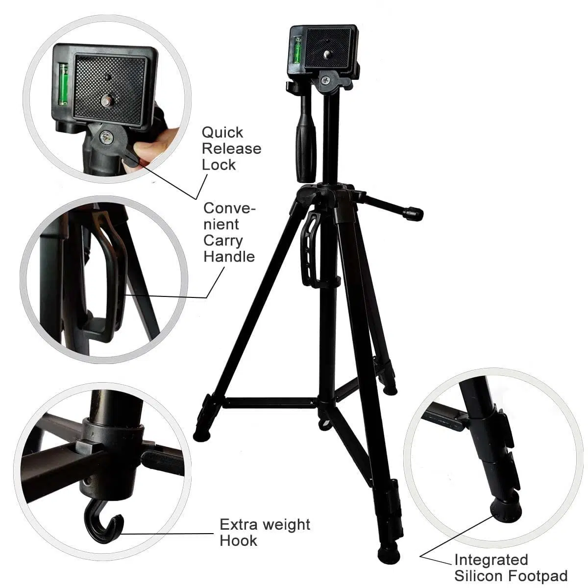 Zhltools 140Cm 3366 Alüminyum Ultra Hafif Su Terazili Premium Tripod Pro Zhltools 140Cm 3366 Alüminyum Ultra Hafif Su Terazili Premium Tripod Pro