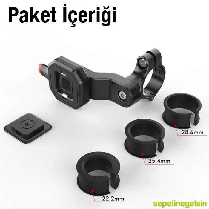 Sepetinegelsin 146A 360 Derece Dönen Bisiklet Gidonu Telefon Tutucu Stand Sepetinegelsin 146A 360 Derece Dönen Bisiklet Gidonu Telefon Tutucu Stand