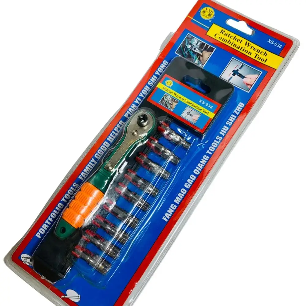 Zhltools 19 Parça Cırcır Kollu Bits Ucu Seti XS-038 Zhltools 19 Parça Cırcır Kollu Bits Ucu Seti XS-038