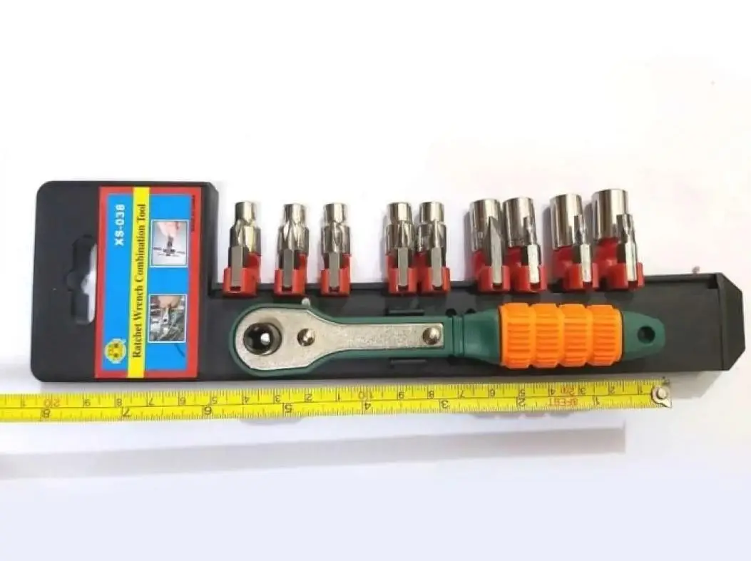 Zhltools 19 Parça Cırcır Kollu Bits Ucu Seti XS-038 Zhltools 19 Parça Cırcır Kollu Bits Ucu Seti XS-038