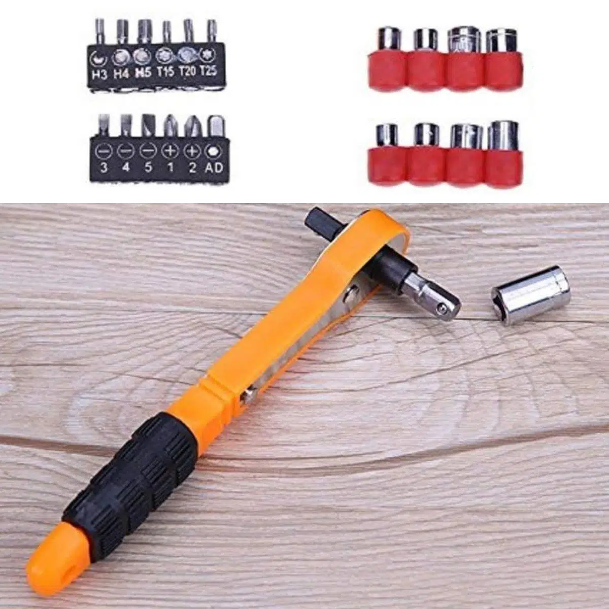 Zhltools 22 Parça Cırcır Anahtarlı Bits Tornavida Ucu ve Matkap Ucu Seti Zhltools 22 Parça Cırcır Anahtarlı Bits Tornavida Ucu ve Matkap Ucu Seti