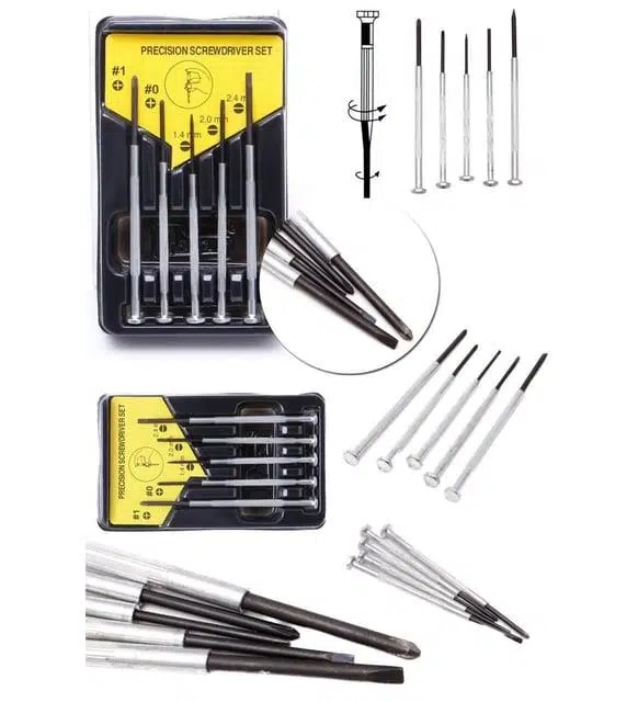 Zhltools 6 Parça Saatçi Hassas Tornavida Seti Zhltools 6 Parça Saatçi Hassas Tornavida Seti