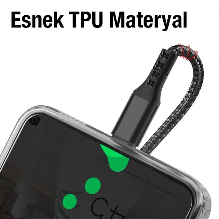 Zhltools 60W 3A Type C To Type-C Data ve Şarj Kablosu, Akım ve Isı Korumalı Halat Kopmaz Kablo 1M Zhltools 60W 3A Type C To Type-C Data ve Şarj Kablosu, Akım ve Isı Korumalı Halat Kopmaz Kablo 1M