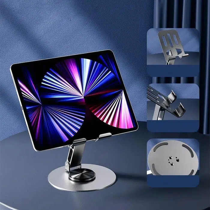 Zhltools 720 Derece Ayarlanabilir Alüminyum Telefon-Tablet Standı Gri Zhltools 720 Derece Ayarlanabilir Alüminyum Telefon-Tablet Standı Gri