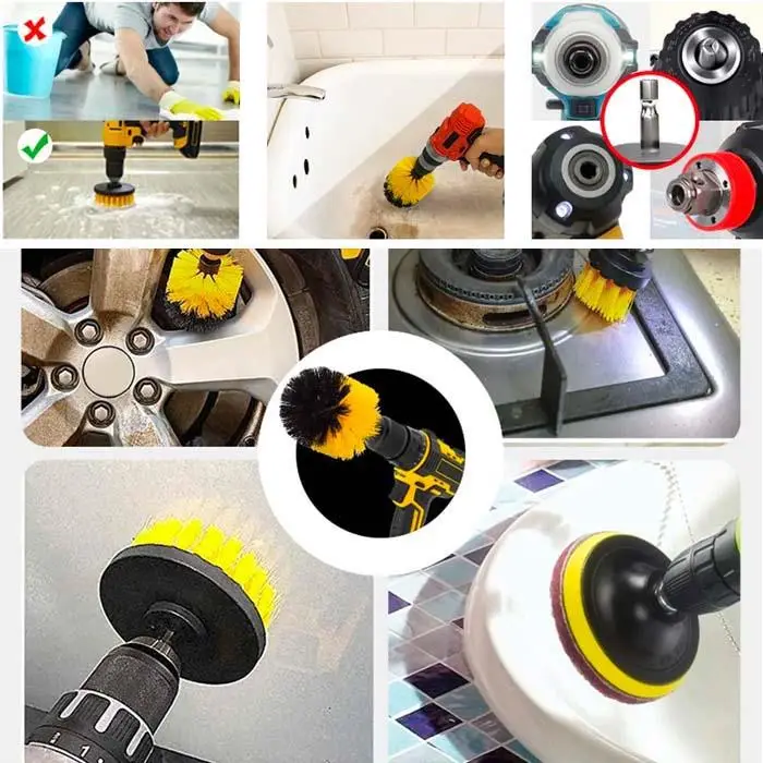 Zhltools 31 Parça Çok Amaçlı Ev Banyo ve Araç Matkap ucu Temizlik Seti Zhltools 31 Parça Çok Amaçlı Ev Banyo ve Araç Matkap ucu Temizlik Seti