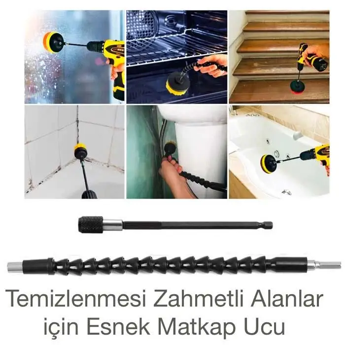 Zhltools 31 Parça Çok Amaçlı Ev Banyo ve Araç Matkap ucu Temizlik Seti Zhltools 31 Parça Çok Amaçlı Ev Banyo ve Araç Matkap ucu Temizlik Seti