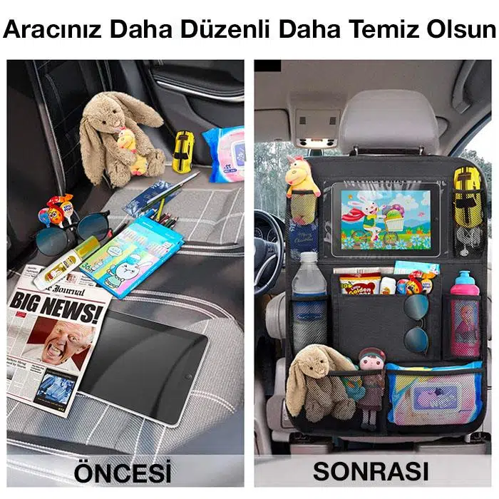 Zhltools Araba Koltuk Arkası Eşya Düzenleyici Organizer Tablet Telefon Tutucu Zhltools Araba Koltuk Arkası Eşya Düzenleyici Organizer Tablet Telefon Tutucu