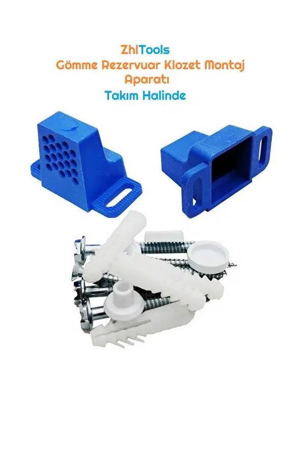 Zhltools Asma Klozet Montaj Aparatı Çektirmeli Duvara Sıfırlama