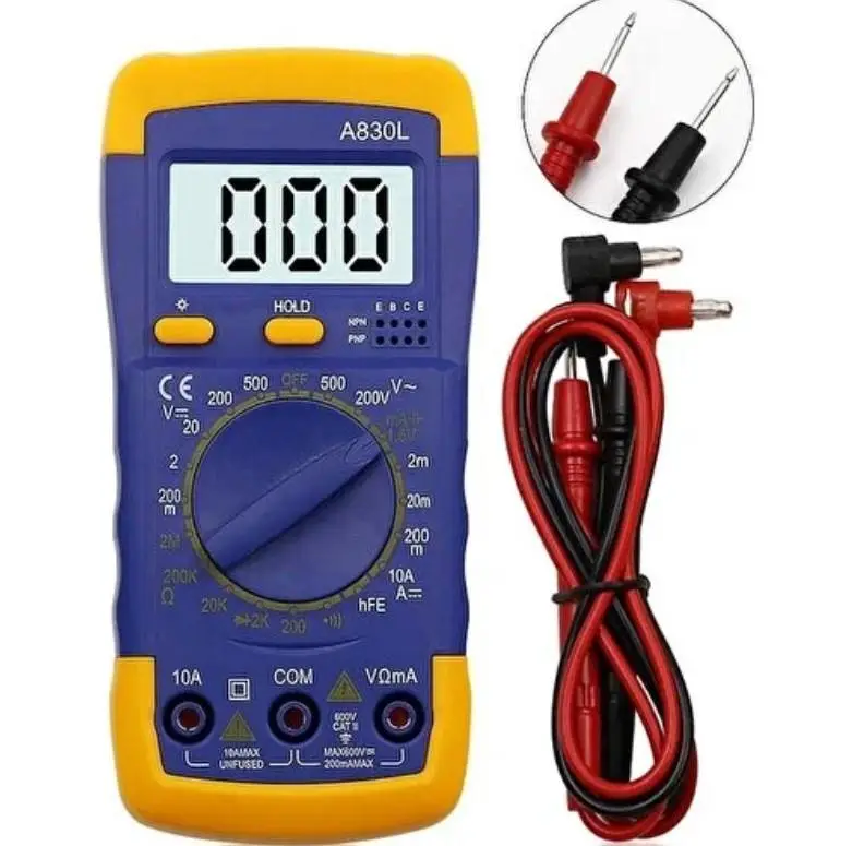 Zhltools Avometre Buzzerli Dijital Elektrik Ölçüm Aleti Multimetre Cihazı A830L Zhltools Avometre Buzzerli Dijital Elektrik Ölçüm Aleti Multimetre Cihazı A830L