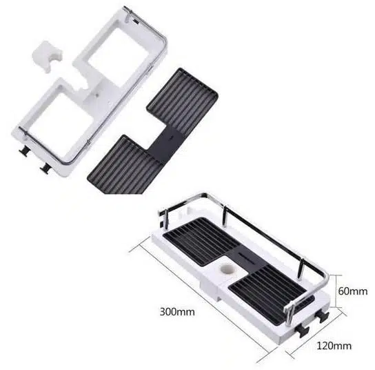 Zhltools Banyo Direğine Asılabilir Köşelik Şampuanlık Sabunluk Çift Askılı Düzenleyici Raf Paslanmaz Zhltools Banyo Direğine Asılabilir Köşelik Şampuanlık Sabunluk Çift Askılı Düzenleyici Raf Paslanmaz
