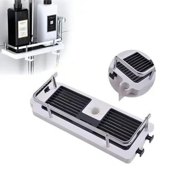 Zhltools Banyo Direğine Asılabilir Köşelik Şampuanlık Sabunluk Çift Askılı Düzenleyici Raf Paslanmaz Zhltools Banyo Direğine Asılabilir Köşelik Şampuanlık Sabunluk Çift Askılı Düzenleyici Raf Paslanmaz