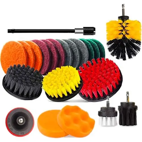Zhltools Çok Amaçlı Ev Banyo ve Araç Oto Matkap Ucu Temizlik Seti 22 Parça Zhltools Çok Amaçlı Ev Banyo ve Araç Oto Matkap Ucu Temizlik Seti 22 Parça