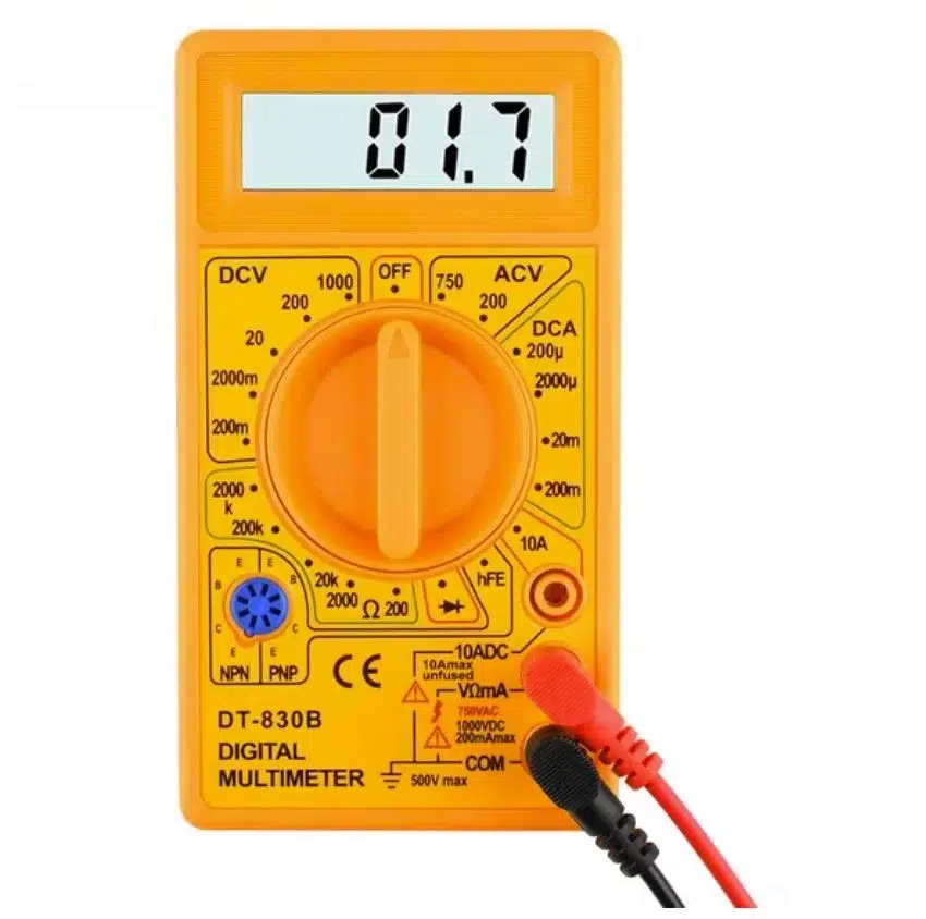 Zhltools Dijital Avometre Multimetre Ölçü Aleti Akım Ölçer DT-830B