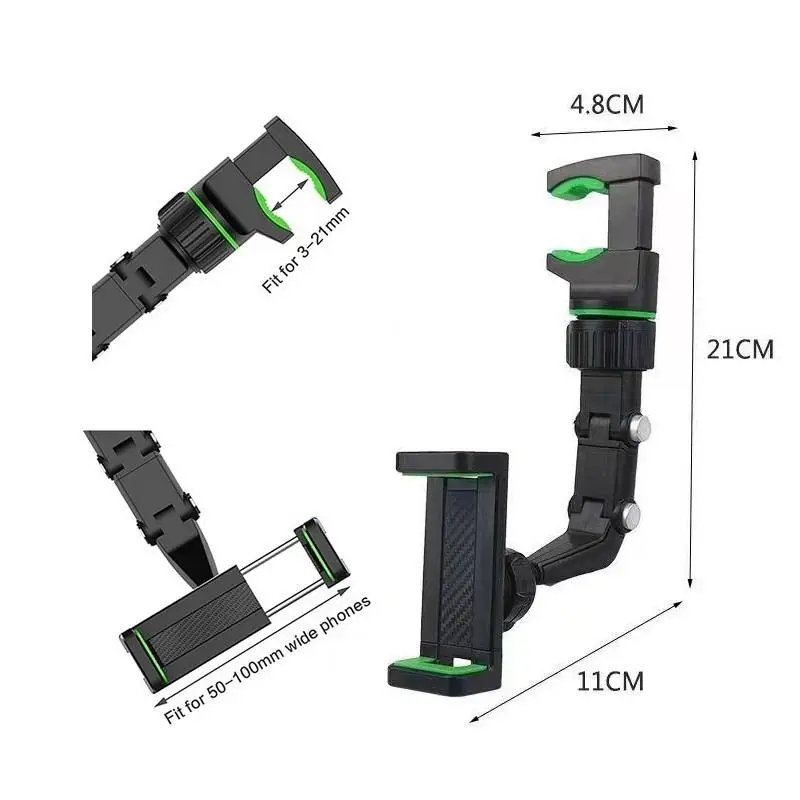 Zhltools Dikiz Aynası Telefon Tutucu Araç İçi Telefon Tutucu Zhltools Dikiz Aynası Telefon Tutucu Araç İçi Telefon Tutucu