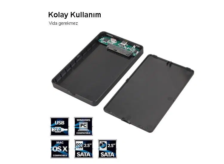 Zhltools Harddisk Kutusu 2.5İnç Hdd Usb Zhltools Harddisk Kutusu 2.5İnç Hdd Usb