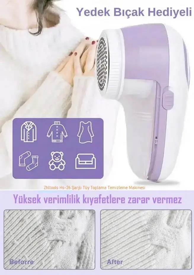 Zhltools Hs-26 Şarjlı Tüy Toplama Temizleme Makinesi Zhltools Hs-26 Şarjlı Tüy Toplama Temizleme Makinesi