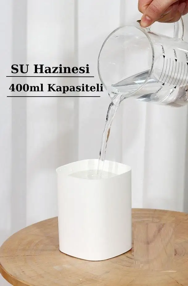 Zhltools Humidifier 400 Ml Ulrasonik Hava Nemlendirici Buhar Makinesi Ve Aroma Difüzörü H2o Zhltools Humidifier 400 Ml Ulrasonik Hava Nemlendirici Buhar Makinesi Ve Aroma Difüzörü H2o