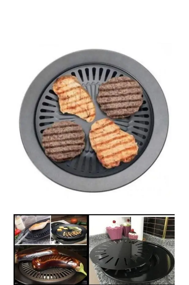 Zhltools Izgara Stovetop Grill Ocak Üstü Yanmaz Yapışmaz Dumansız Grill Zhltools Izgara Stovetop Grill Ocak Üstü Yanmaz Yapışmaz Dumansız Grill
