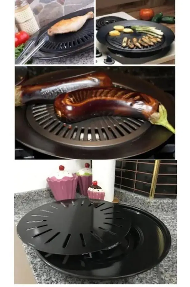 Zhltools Izgara Stovetop Grill Ocak Üstü Yanmaz Yapışmaz Dumansız Grill Zhltools Izgara Stovetop Grill Ocak Üstü Yanmaz Yapışmaz Dumansız Grill