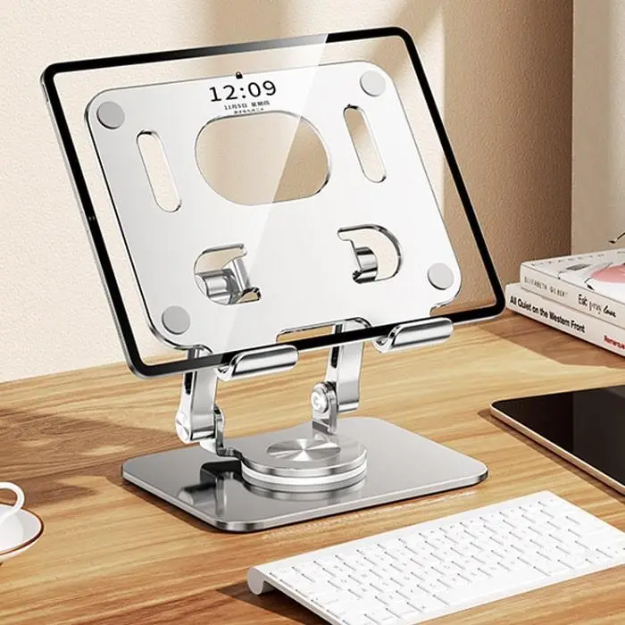 Zhltools Katlanabilir Alüminyum Tablet ve Telefon Tutucu Standı Gümüş Zhltools Katlanabilir Alüminyum Tablet ve Telefon Tutucu Standı Gümüş
