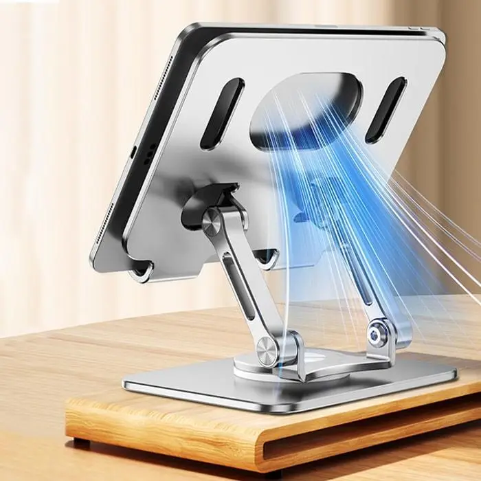 Zhltools Katlanabilir Alüminyum Tablet ve Telefon Tutucu Standı Gümüş Zhltools Katlanabilir Alüminyum Tablet ve Telefon Tutucu Standı Gümüş