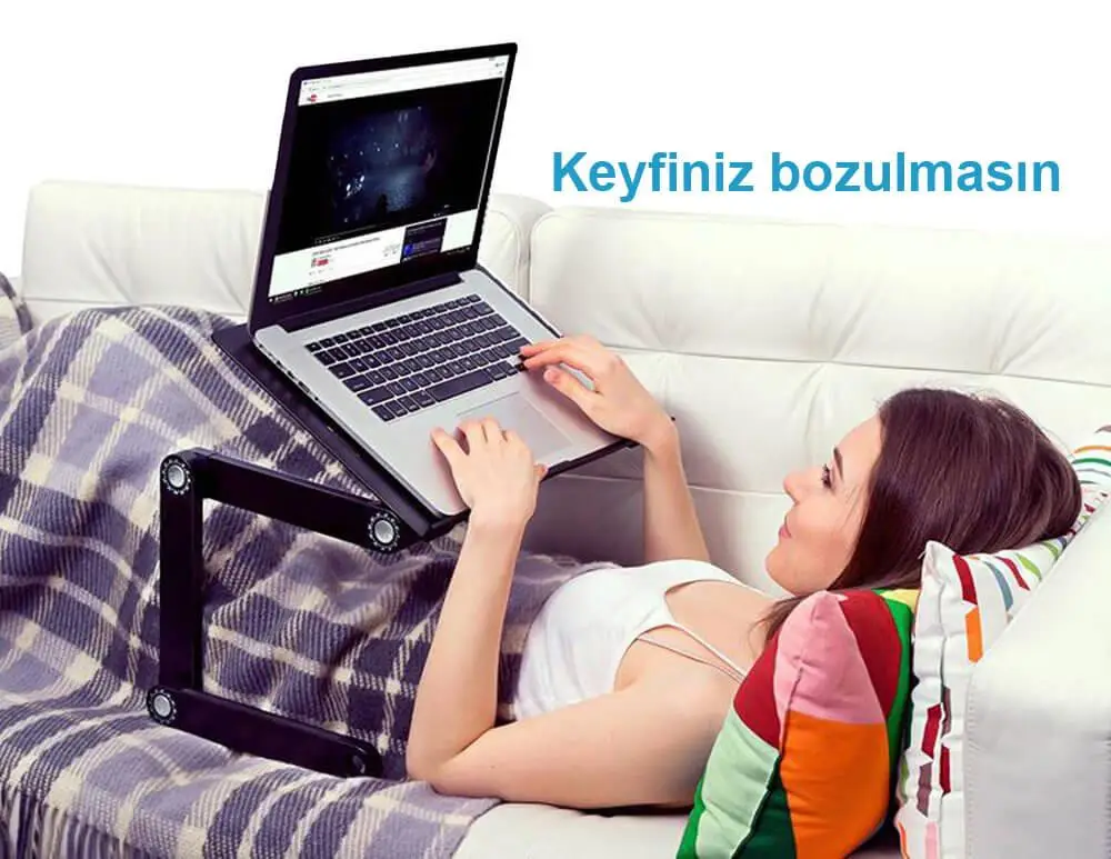 Zhltools Katlanabilir Soğutuculu Notebook Laptop Sehpası Kademeli Standı Zhltools Katlanabilir Soğutuculu Notebook Laptop Sehpası Kademeli Standı