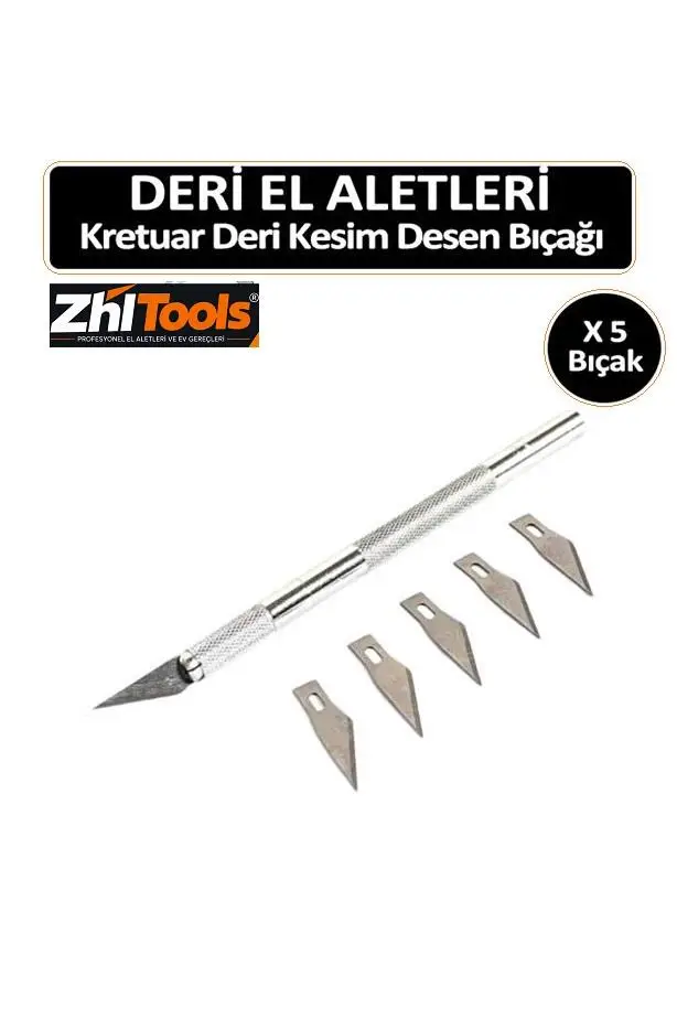 Zhltools Kretuar Kesim Desen Bıçağı Seti Kretuar Kesici