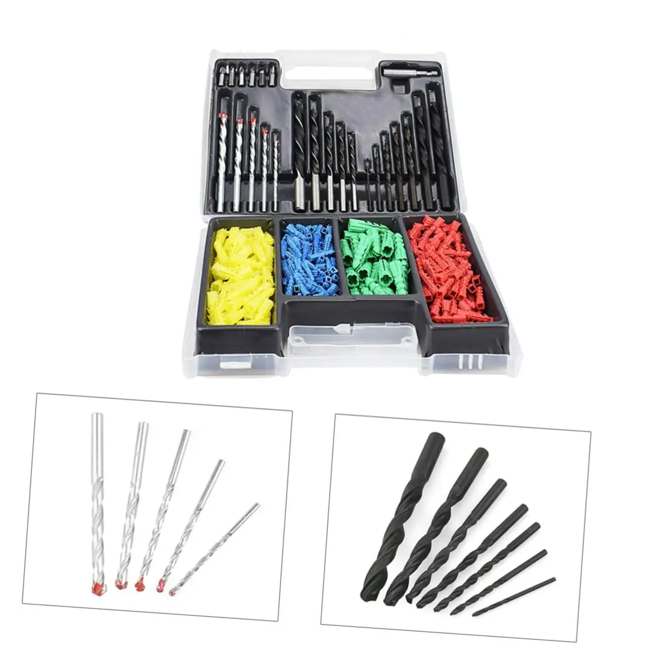 Zhltools Matkap Ucu ve Dübel Seti 300 Parça Zhltools Matkap Ucu ve Dübel Seti 300 Parça