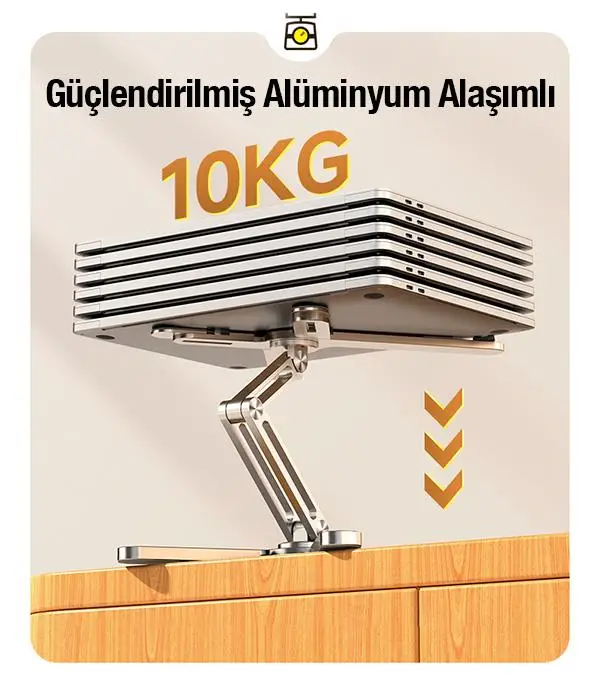 Zhltools MC N86 Katlanabilir 360° Dönebilen Masaüstü Laptop Standı Zhltools MC N86 Katlanabilir 360° Dönebilen Masaüstü Laptop Standı