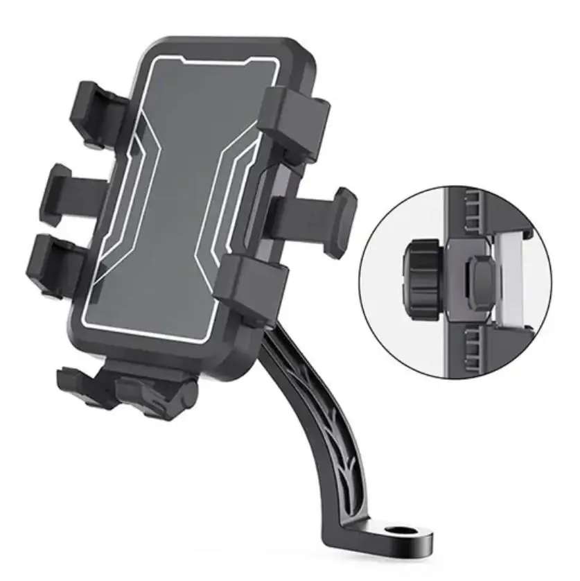 Zhltools Motosiklet Bisiklet İçin Ayna Bağlantılı Alüminyum Telefon Tutucu Zhltools Motosiklet Bisiklet İçin Ayna Bağlantılı Alüminyum Telefon Tutucu