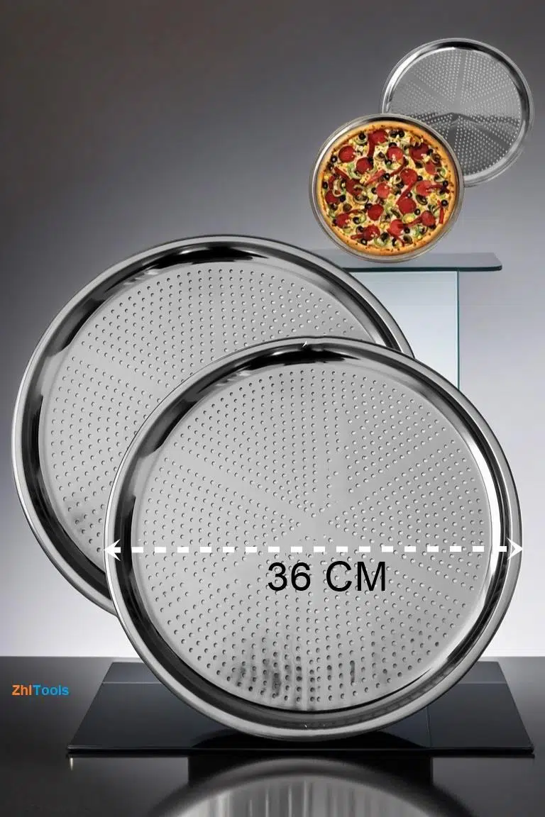 Zhltools Lahmacun Pizza Pide Pişirme Tepsisi 36 CM 2 li SET Zhltools Lahmacun Pizza Pide Pişirme Tepsisi 36 CM 2 li SET