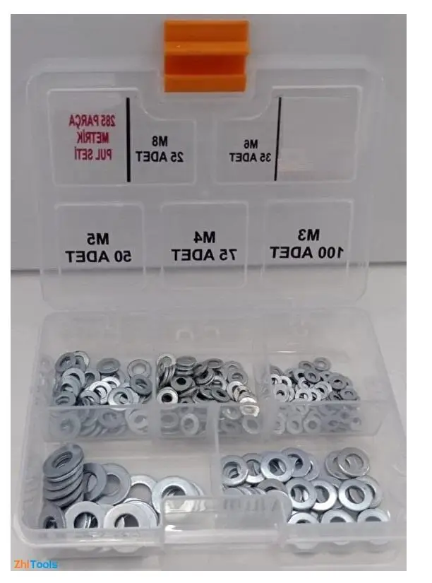 Zhltools Pul Seti Metrik 285 Parça M3-m4-m5-m6-m8 Pul Seti Zhltools Pul Seti Metrik 285 Parça M3-m4-m5-m6-m8 Pul Seti