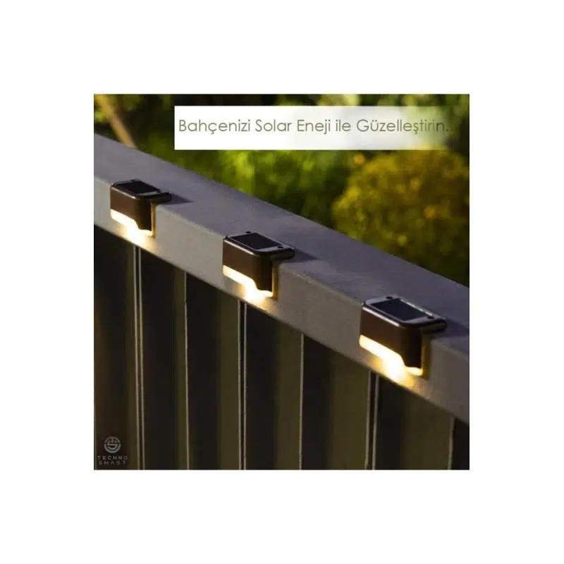 Zhltools Solar Güneş Enerjili Merdiven Lambası 4 Adet Zhltools Solar Güneş Enerjili Merdiven Lambası 4 Adet