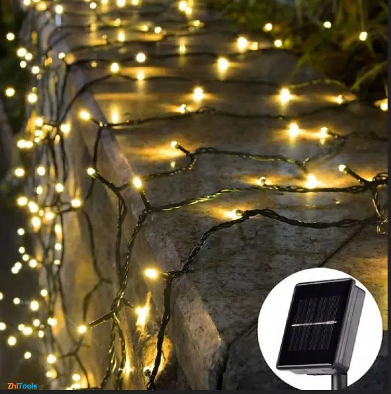 Zhltools Solar Siyah Kablo Bahçe Aydınlatması