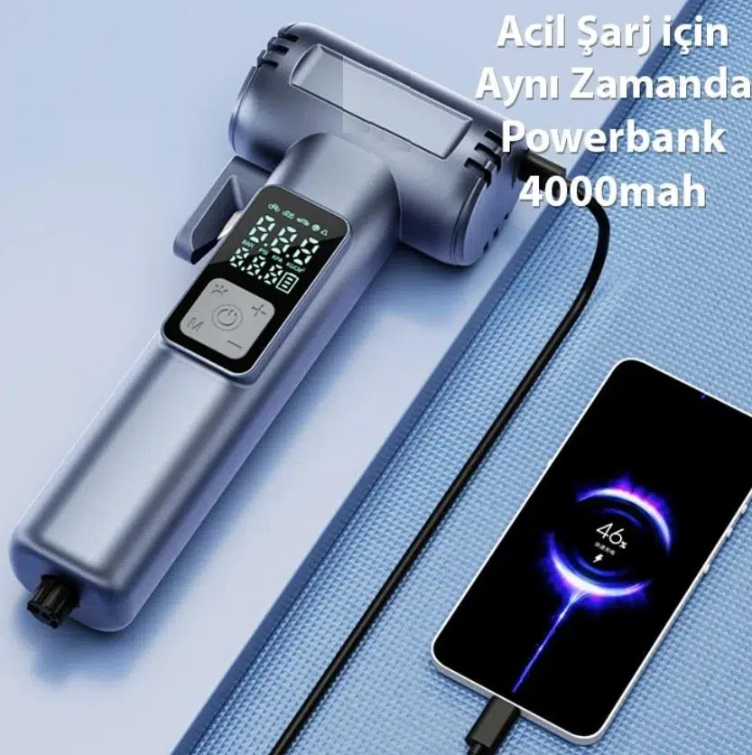 Sepetinegelsin ST-5530 Dijital Şarjlı Araç Lastik Hava Şişirme Pompası Penere Kırıcı Sepetinegelsin ST-5530 Dijital Şarjlı Araç Lastik Hava Şişirme Pompası Penere Kırıcı