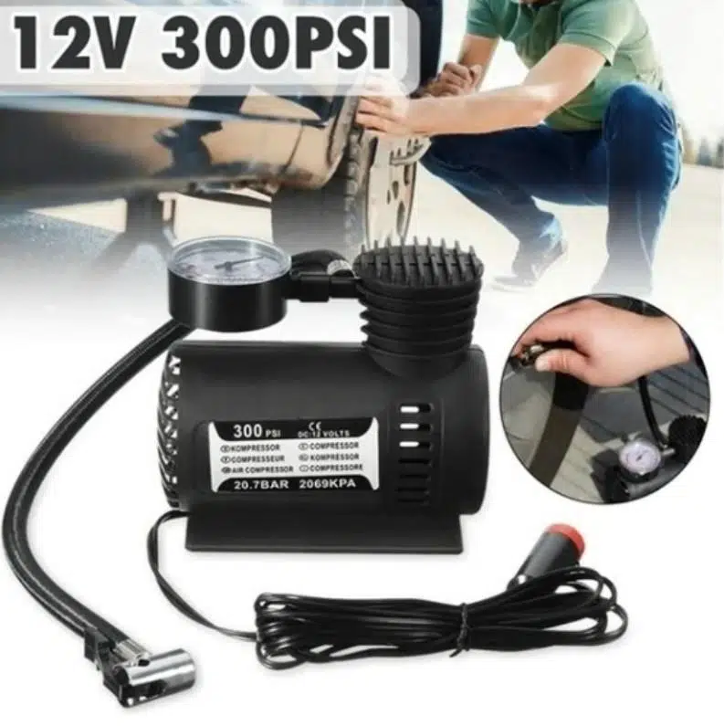 Sepetinegelsin Taşınabilir Oto Hava Kompresörü Çakmaklık İle Çalışır 12v 300 Psi Sepetinegelsin Taşınabilir Oto Hava Kompresörü Çakmaklık İle Çalışır 12v 300 Psi