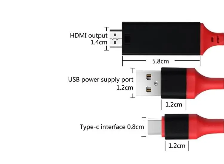 Zhltools Type-C to 4K HDMI Görüntü Aktarıcı Kablo CBL59 2Metre Zhltools Type-C to 4K HDMI Görüntü Aktarıcı Kablo CBL59 2Metre