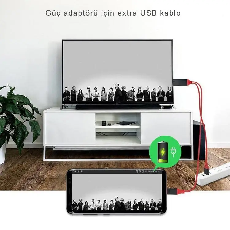 Zhltools Type-C to 4K HDMI Görüntü Aktarıcı Kablo CBL59 2Metre Zhltools Type-C to 4K HDMI Görüntü Aktarıcı Kablo CBL59 2Metre