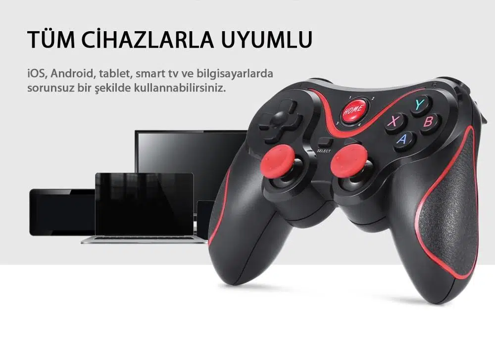Zhltools X3 Bluetooth Oyun Konsolu ve Telefon Standı Gamepad Zhltools X3 Bluetooth Oyun Konsolu ve Telefon Standı Gamepad