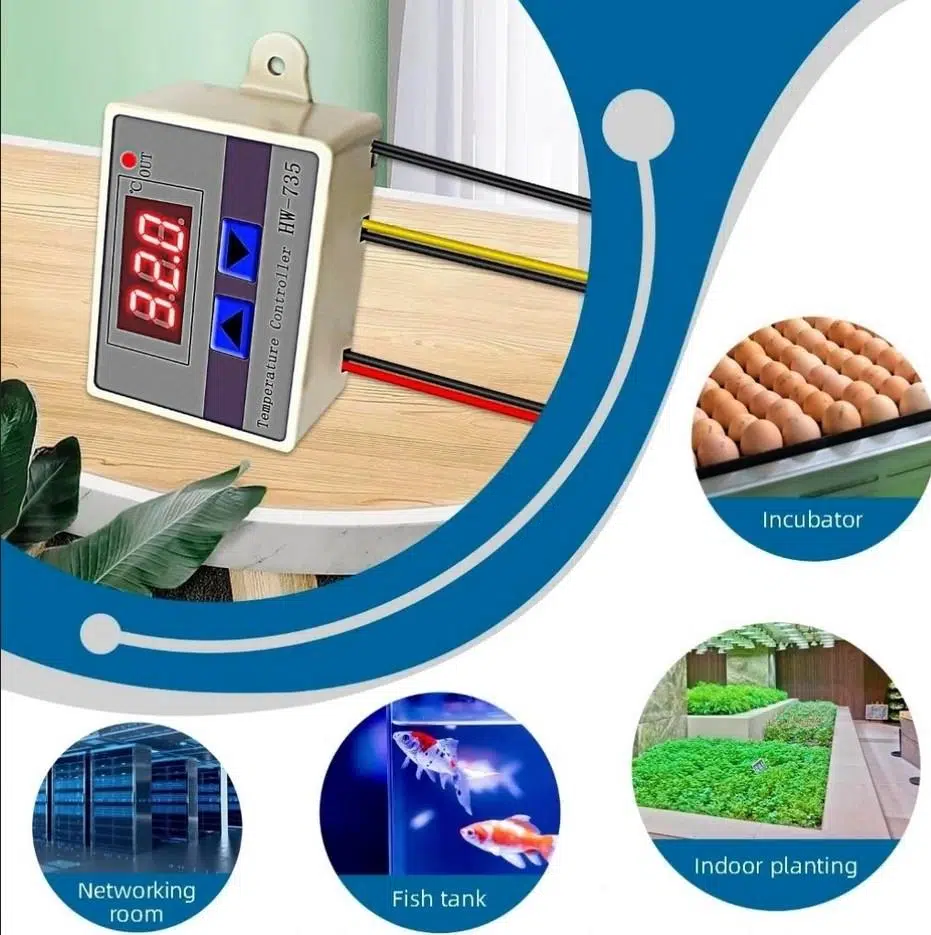 Zhltools XH-W3001 220V AC Dijital Termostat Akvaryum Kuluçka Modülü Zhltools XH-W3001 220V AC Dijital Termostat Akvaryum Kuluçka Modülü