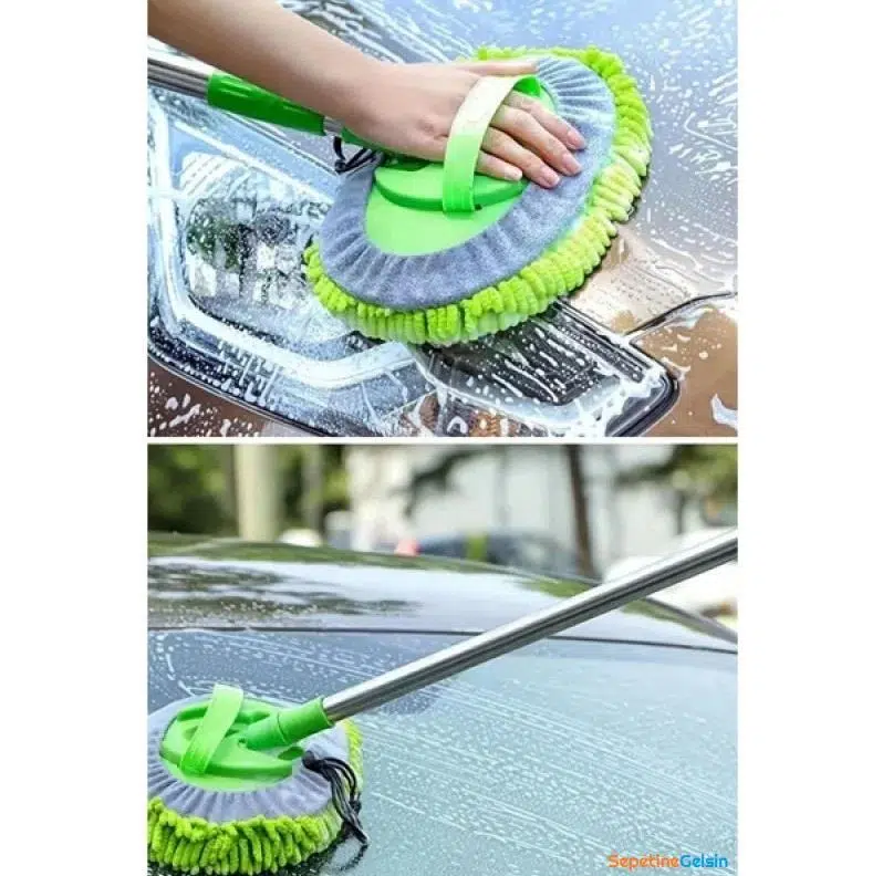 Sepetinegelsin Yedek Bezli Mikrofiber Araba Yıkama Fırçası Sepetinegelsin Yedek Bezli Mikrofiber Araba Yıkama Fırçası