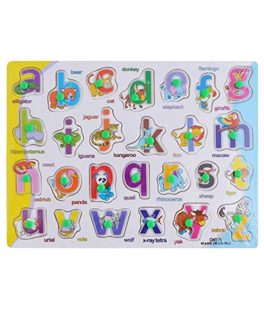 Zhltoys Ahşap Çocuk Gelişimi İçin Resimli Harf Puzzle Zhltoys Ahşap Çocuk Gelişimi İçin Resimli Harf Puzzle