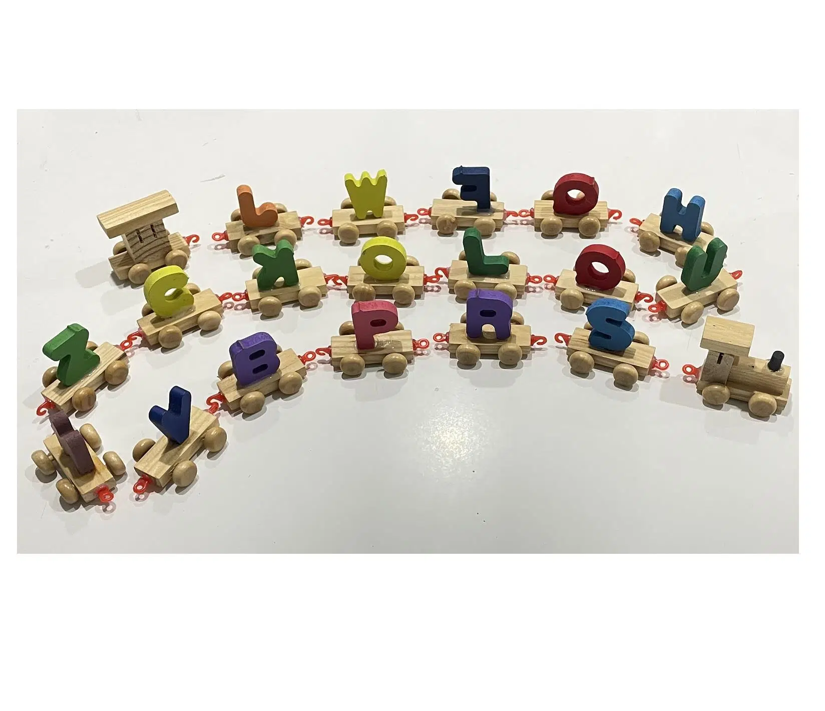 Zhltoys Harfli Ahşap Tren 20 Parça Zhltoys Harfli Ahşap Tren 20 Parça