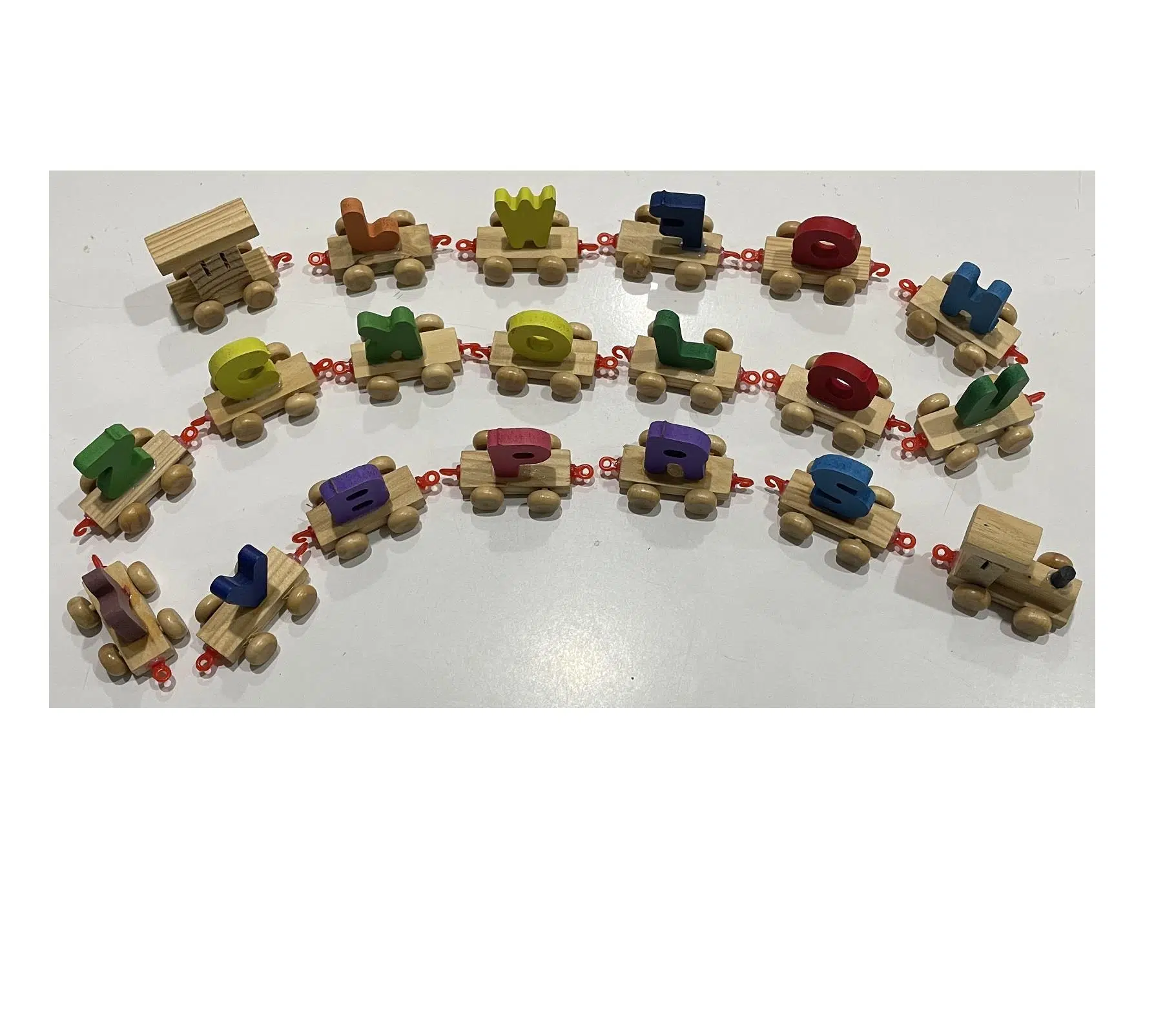 Zhltoys Harfli Ahşap Tren 20 Parça Zhltoys Harfli Ahşap Tren 20 Parça